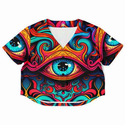 STAY TRIPPY LITTLE CROP TOP